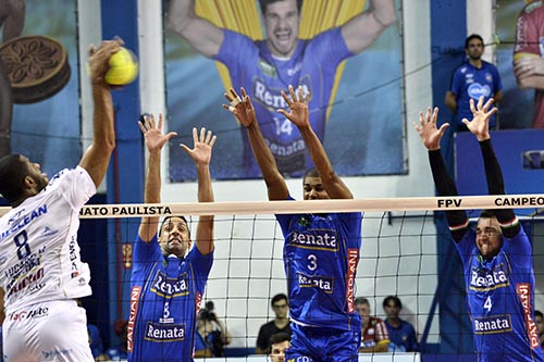 EMS Taubaté Funvic conquista o Hexa no Campeonato Paulista Masculino de Vôlei / Foto: Marcos Ribolli / Vôlei Renata